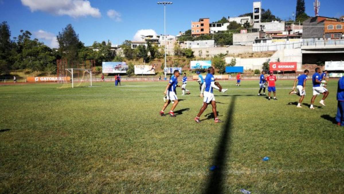 Fotos: Olimpia alista cambios, Real España esconde sus armas y Platense sin descanso