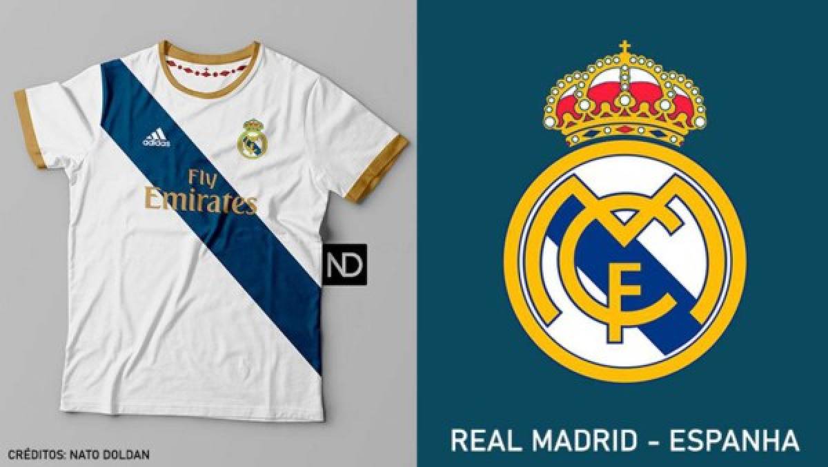 ¿Cómo serían? Las espectaculares camisas de fútbol inspiradas en el escudo del club