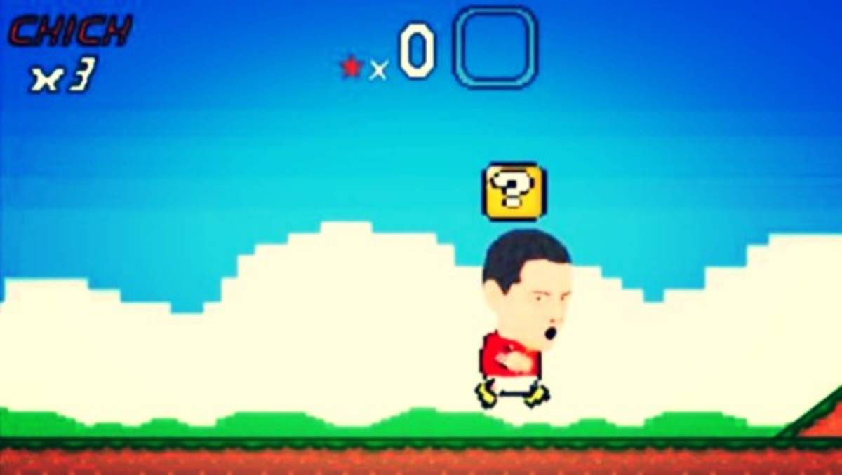 VIDEO: El Chicharito Hernández falla...hasta en Mario Bross