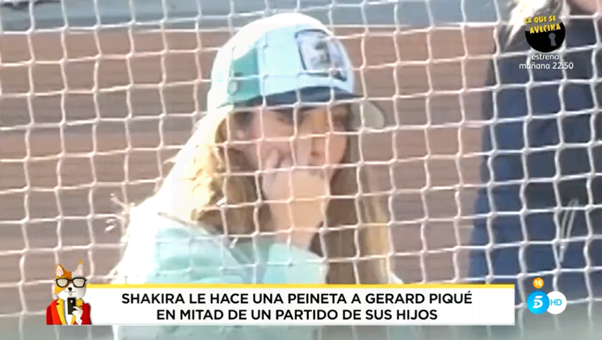 El gesto de Shakira que habría sido dirigido a su expareja, Gerard Piqué.
