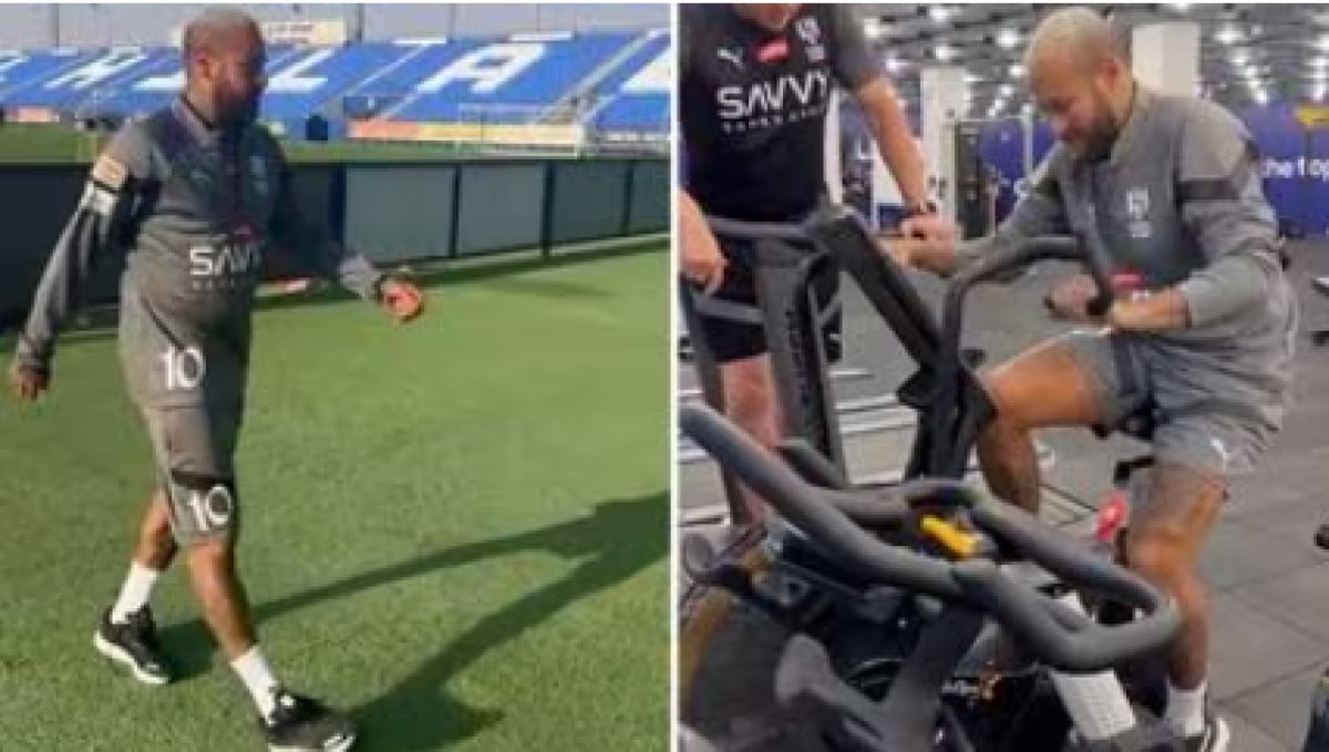Neymar volvió a entrenar con el Al Hilal de Arabia y todos hablan de lo mismo: “Se convirtió en mi tío Paco de 58 años”