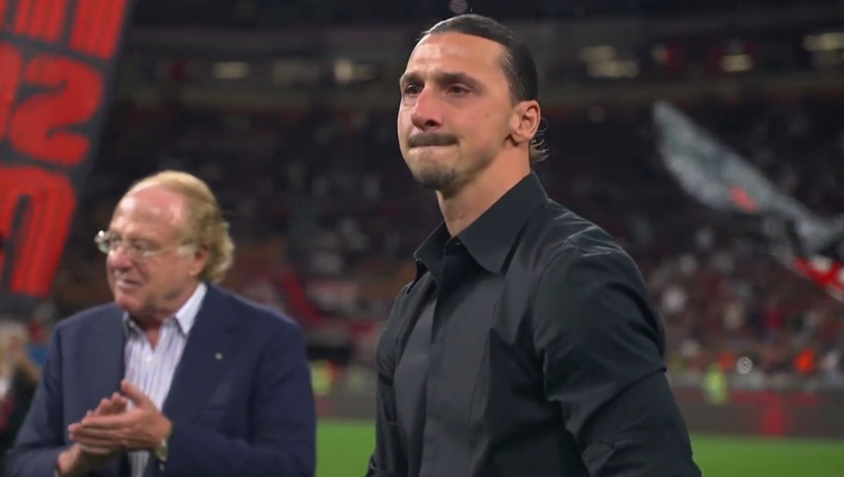 Ibrahimovic llora: anuncia que se retira del fútbol y el Milan lo despide como toda una leyenda