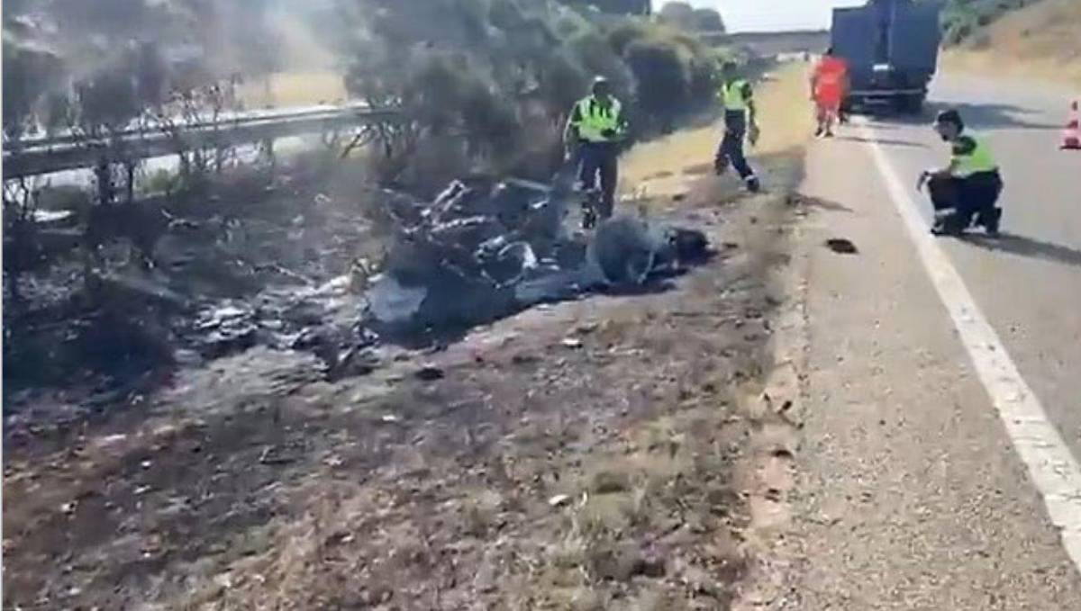 Así quedó el Lamborghini en el que Diogo Jota perdió la vida y la desgarradora reacción de Cristiano Ronaldo a su muerte