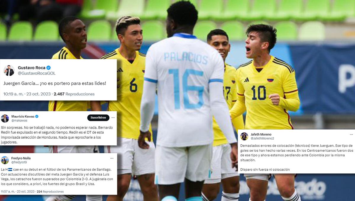 ¡Ya veían la derrota! Periodistas reaccionan por la triste presentación de Honduras en los Juegos Panamericanos 2023