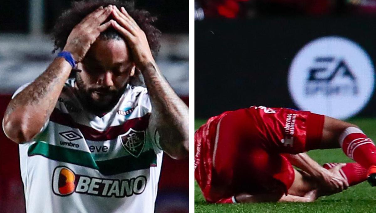 El sentido mensaje de Marcelo tras lesionar a Luciano Sánchez y Argentinos Juniors le responde