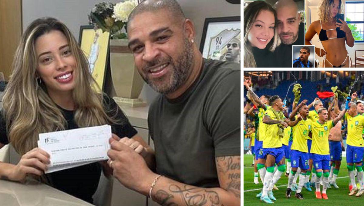 ¿Por la selección de Brasil? El insólito motivo por el que Adriano se separó de su esposa 24 días después de casarse: “Me duele por dentro”