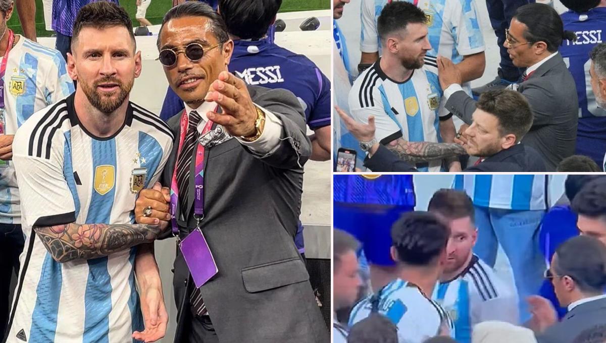 Salt Bae toma una rotunda decisión por haber molestado a Messi en el Mundial de Qatar