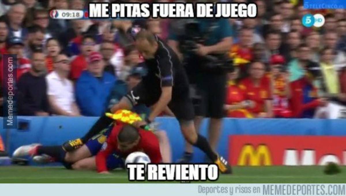 El gol de Piqué, protagonista de los memes de la victoria de España