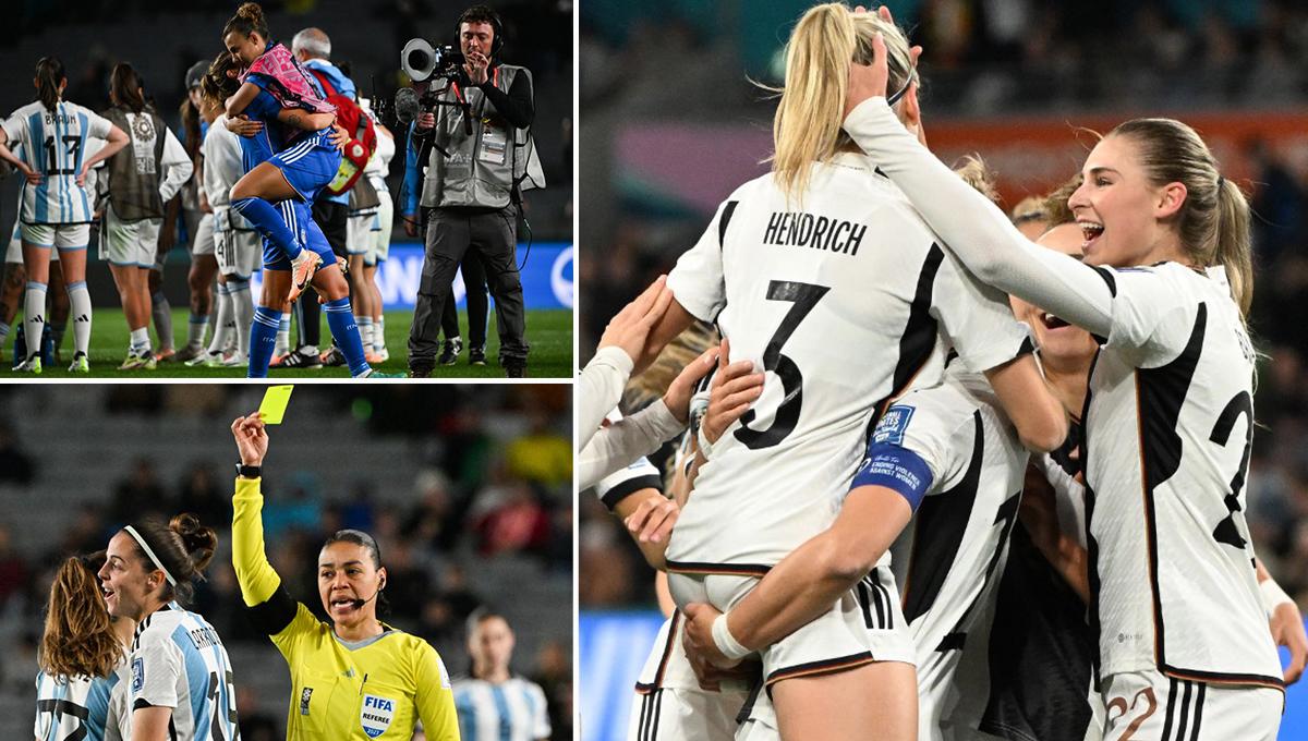 Mundial Femenino 2023: Italia venció a Argentina in extremis y Alemania receta la primera paliza ante Marruecos