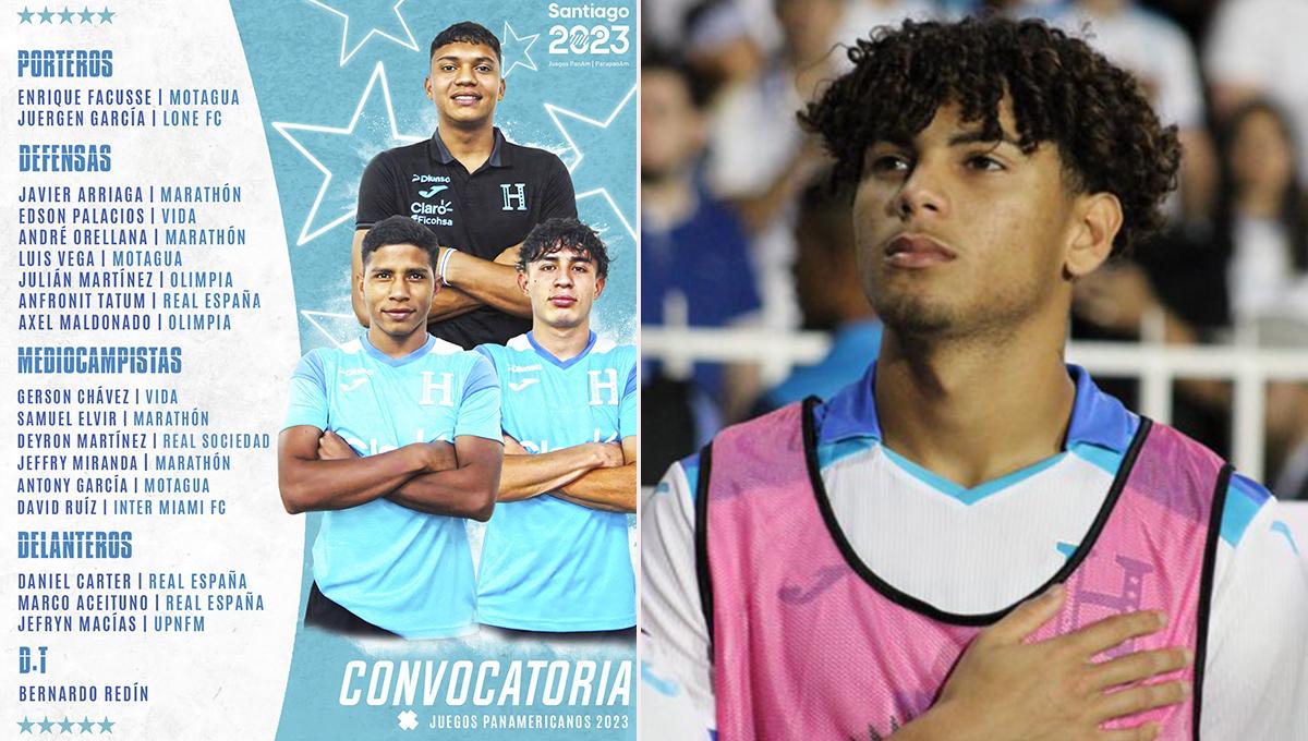 OFICIAL: Honduras anuncia la convocatoria para los Juegos Panamericanos de Chile 2023... ¡con David Ruiz!