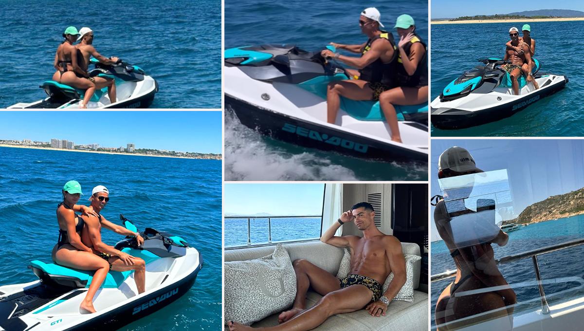 Georgina Rodríguez exhibe sus curvas en las vacaciones con Cristiano Ronaldo: “Los amantes de la playa”