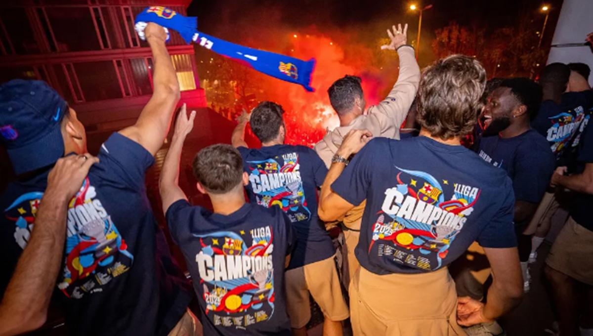 ¡La estrella del PSG que estuvo en la celebración del Barcelona tras coronarse campeón de LaLiga!