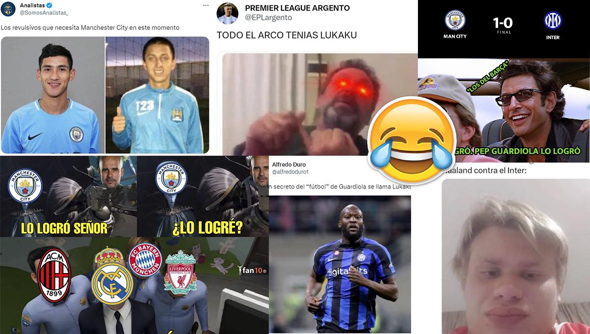 Los memes destrozan a Lukaku tras el título de Champions que Manchester City le ganó al Inter