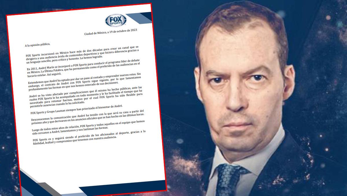 Polémica: Fox Sports revela que André Marín tiene contrato vigente y desconocían su llegada a TUDN