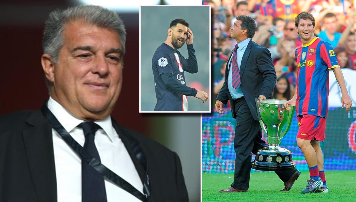 El Barcelona que se viene: Laporta confirma que está en contacto con Messi para su regreso y habla de fichajes