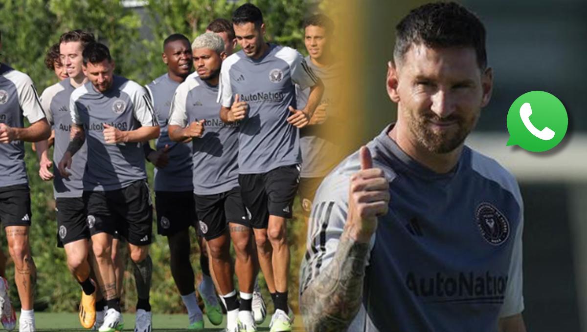Messi y su gran gesto a través del grupo de WhatsApp del Inter Miami: ¿está hablando en inglés?