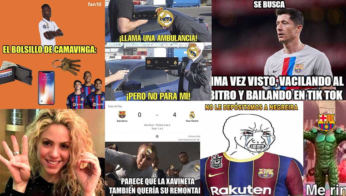 ¡Barcelona es humillado con terribles memes tras ser eliminado por el Real Madrid en la Copa del Rey!
