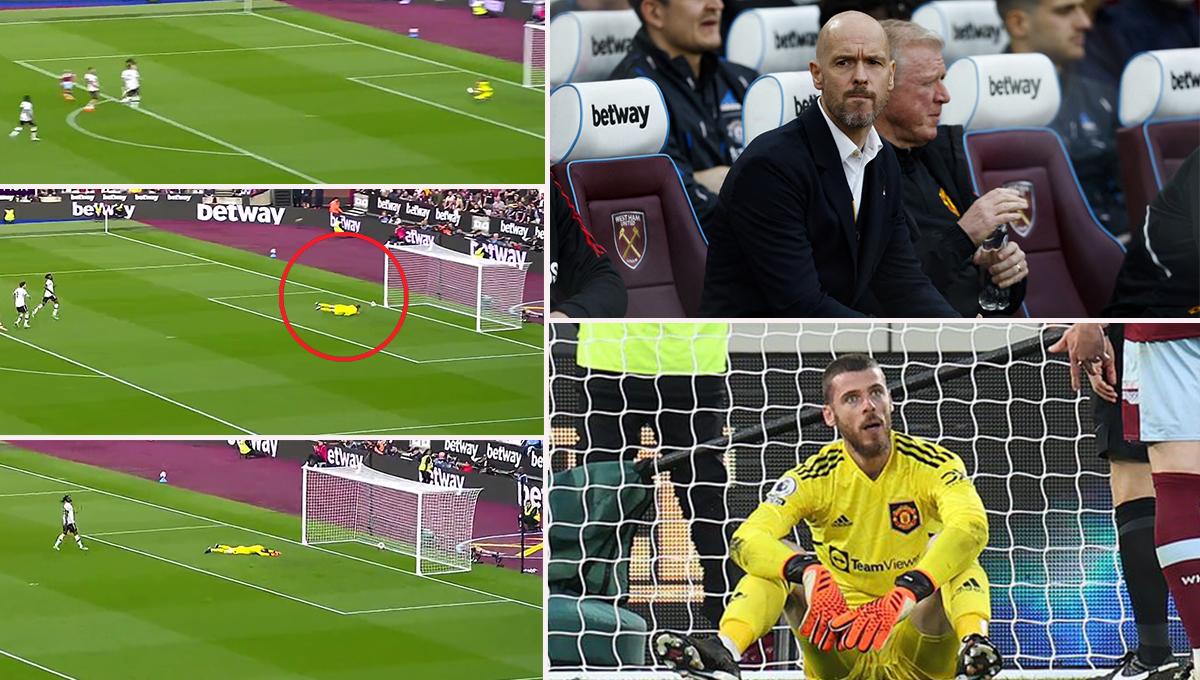¿Qué le pasó a De Gea? Manchester United perdió contra el West Ham por un errorazo de su portero en la Premier League