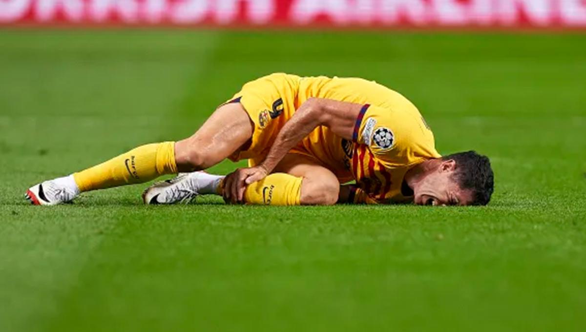 Lewandowski peligra para el Clásico: comunicado oficial del Barcelona sobre la lesión que sufre el delantero