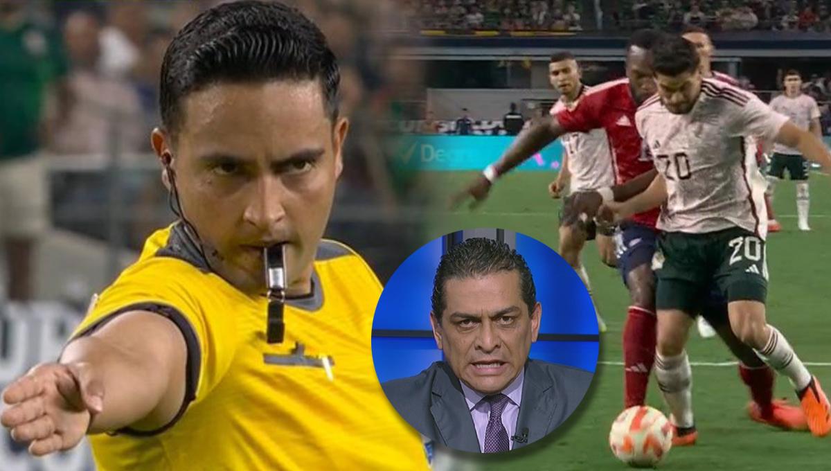 Said Martínez pitó un polémico penal a favor de México y Felipe Ramos Rizo sale al paso: “Engañó al árbitro hondureño”