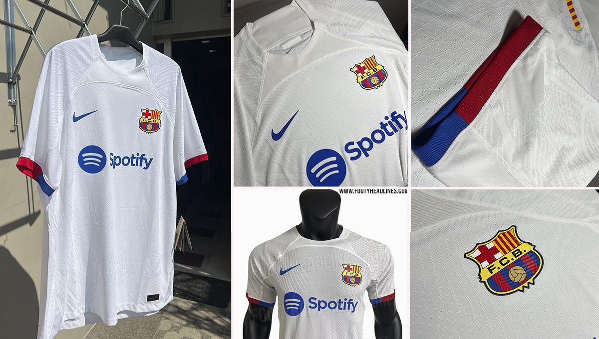 ¡Hay debate! Así es la nueva camiseta blanca del Barcelona para la temporada 2023-24 y ya tiene fecha de estreno