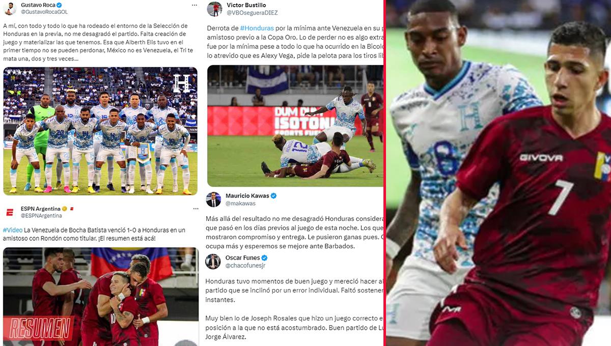 ¿Qué dicen de Elis y Joseph Rosales? Periodistas reaccionan tras la derrota de Honduras ante Venezuela y los puntos a mejorar