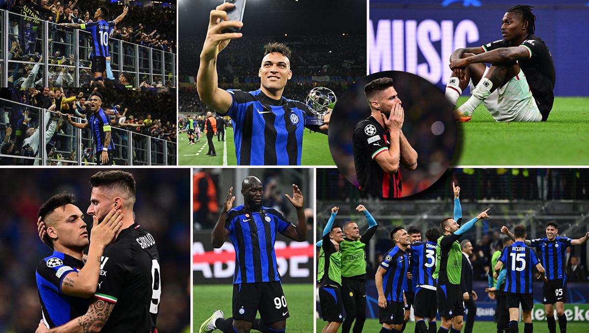 La tremenda celebración de Lautaro Martínez y el desconsuelo en el Milan tras ser eliminado de la Champions