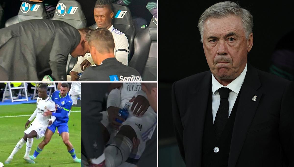 Camavinga se marcha lesionado de la rodilla a cuatro días para enfrentar al City y el mensaje de Ancelotti