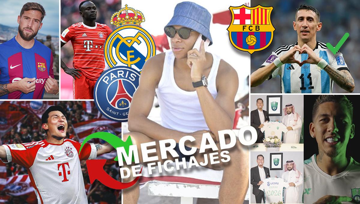 Real Madrid cierra contratación y Mbappé agita el mercado de fichajes; Di María vuelve a ‘casa’ y el gran refuerzo del Bayern