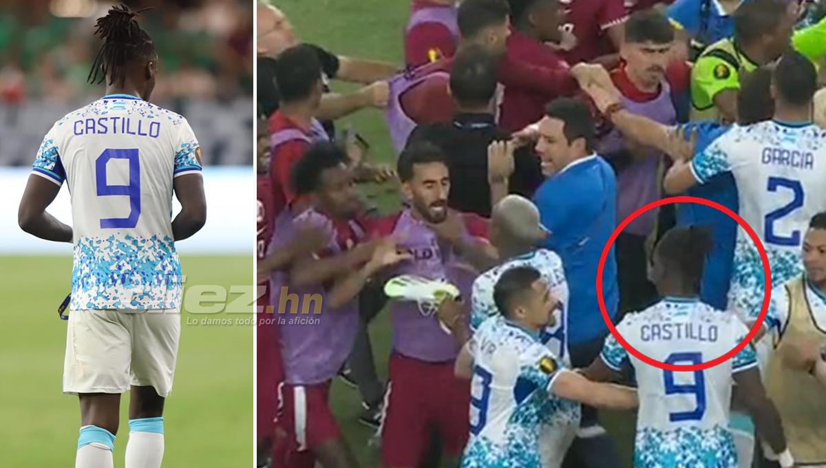 Concacaf confirma el castigo para Rubilio Castillo por su encontronazo en el Honduras-Qatar de la Copa Oro 2023