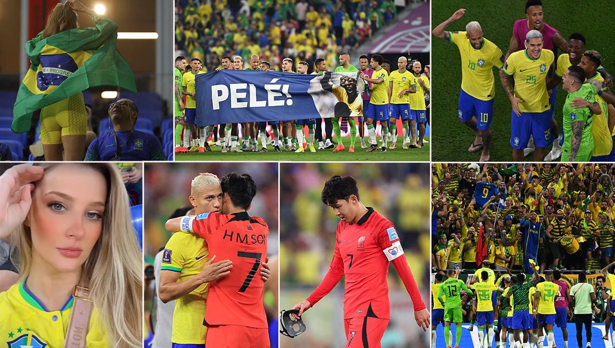 El gesto de Brasil tras eliminar a Corea del Sur y Son se despide llorando; el padre de Neymar con espectacular modelo