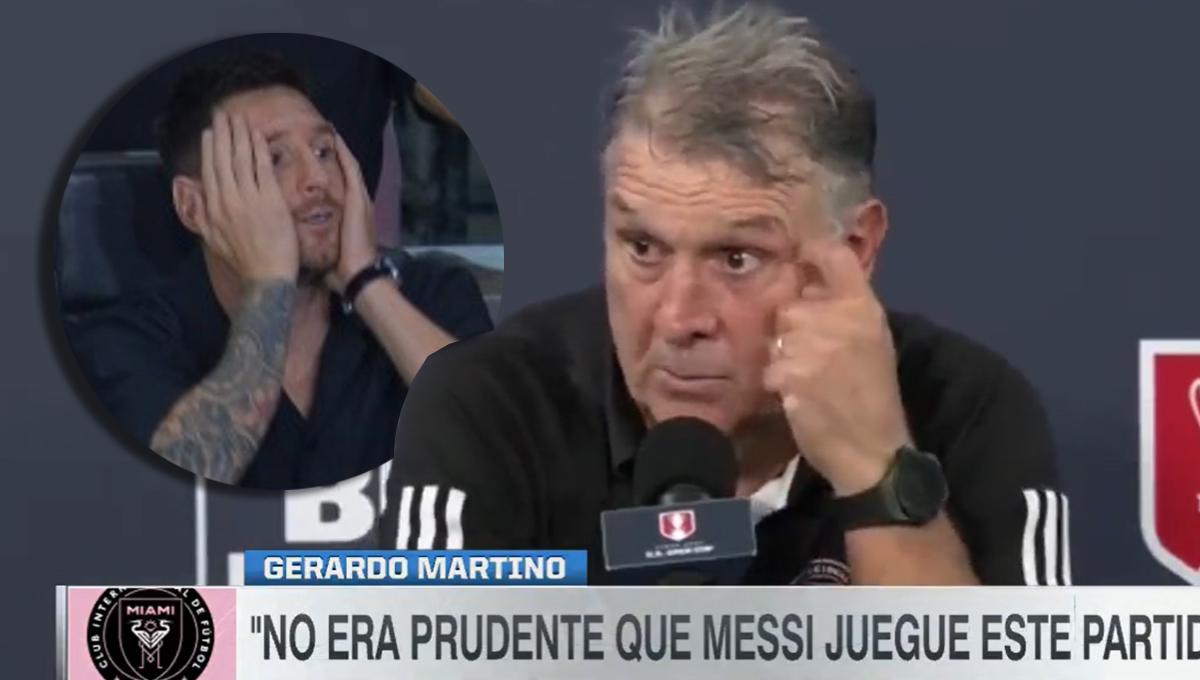 ¿La lesión es más seria? Tata Martino explicó por qué Messi se perdió la final con el Inter Miami: “Corríamos riesgos”
