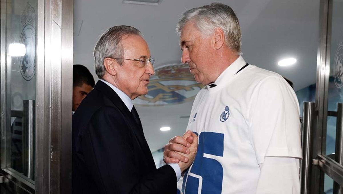 Ancelotti se reunió con Florentino: los fichajes que preparan para el Real Madrid y uno llega la próxima semana