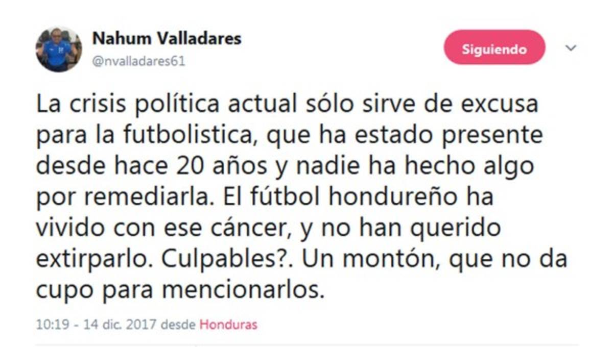Periodistas y gente del deporte, lanzan duras críticas tras el suceso del Morazán