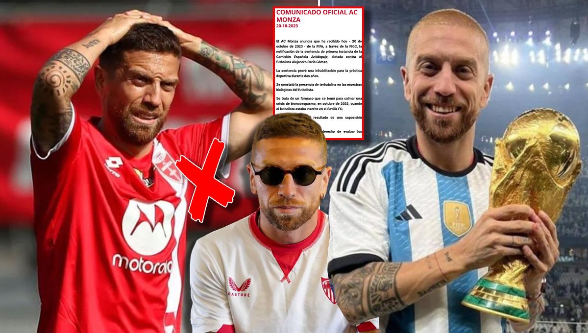 El Papu Gómez al borde del retiro: Monza revela la sustancia encontrada en el control antidopaje y el fuerte castigo