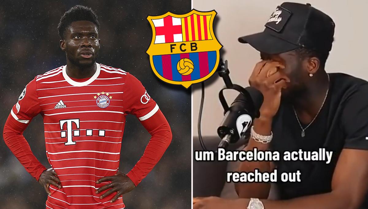 Alphonso Davies revela el insólito motivo por el que no fichó por el Barcelona: “Me dolió en aquel momento...”