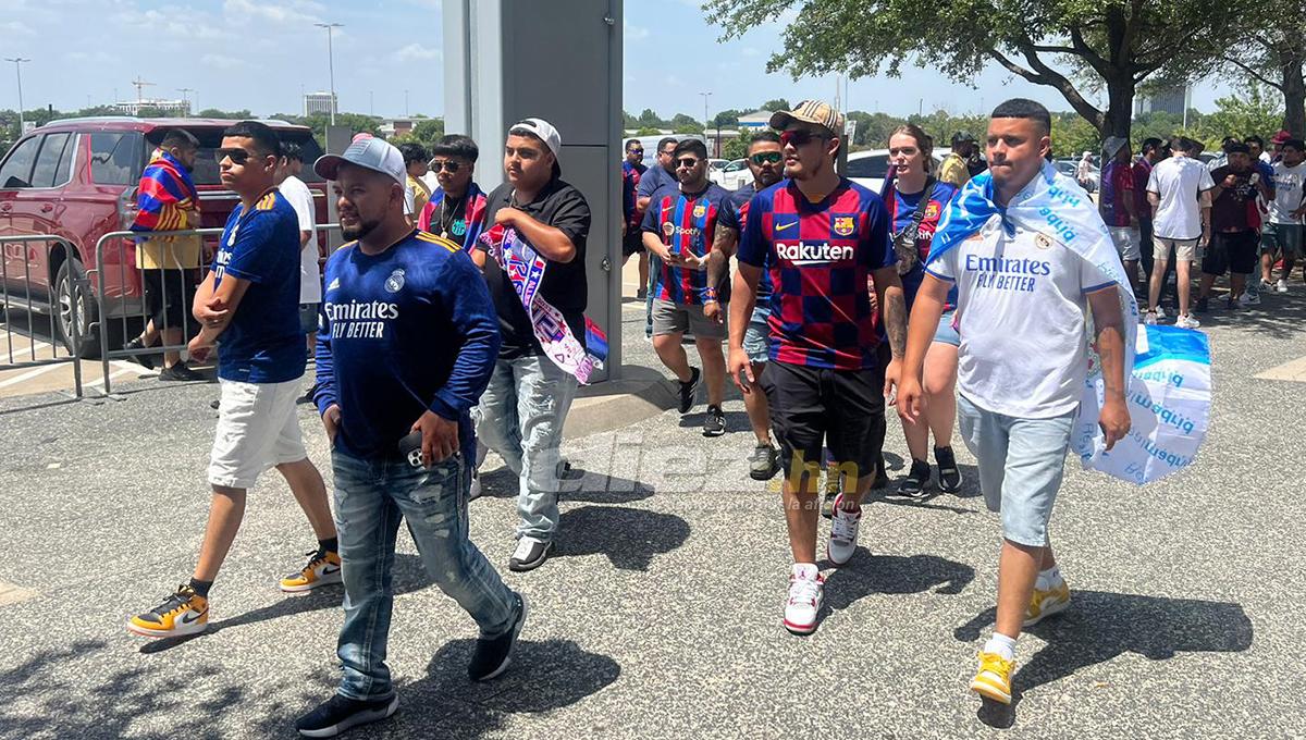 Aficionados blancos y azulgranas quieren vivir una fiesta en Texas.