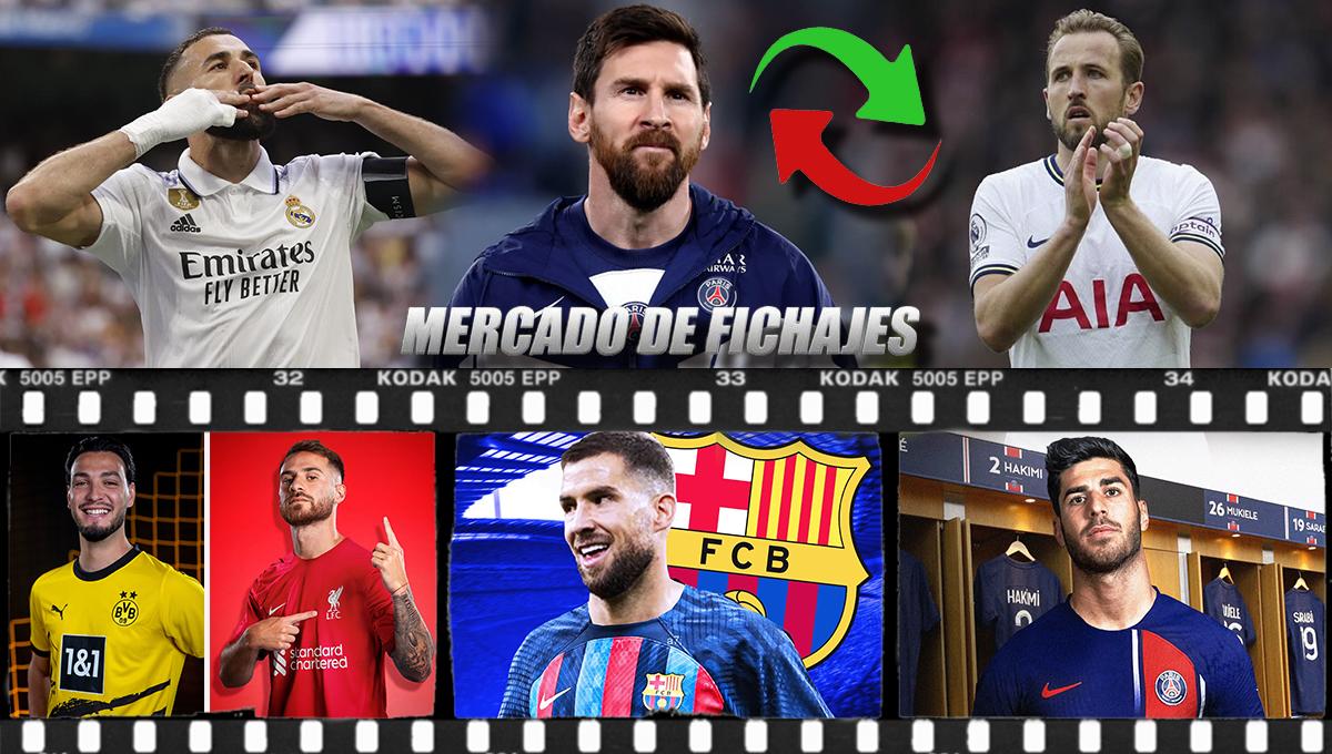Messi toma sorpresiva decisión en las últimas horas y Benzema firma con su nuevo club; los fichajes del Chelsea y PSG