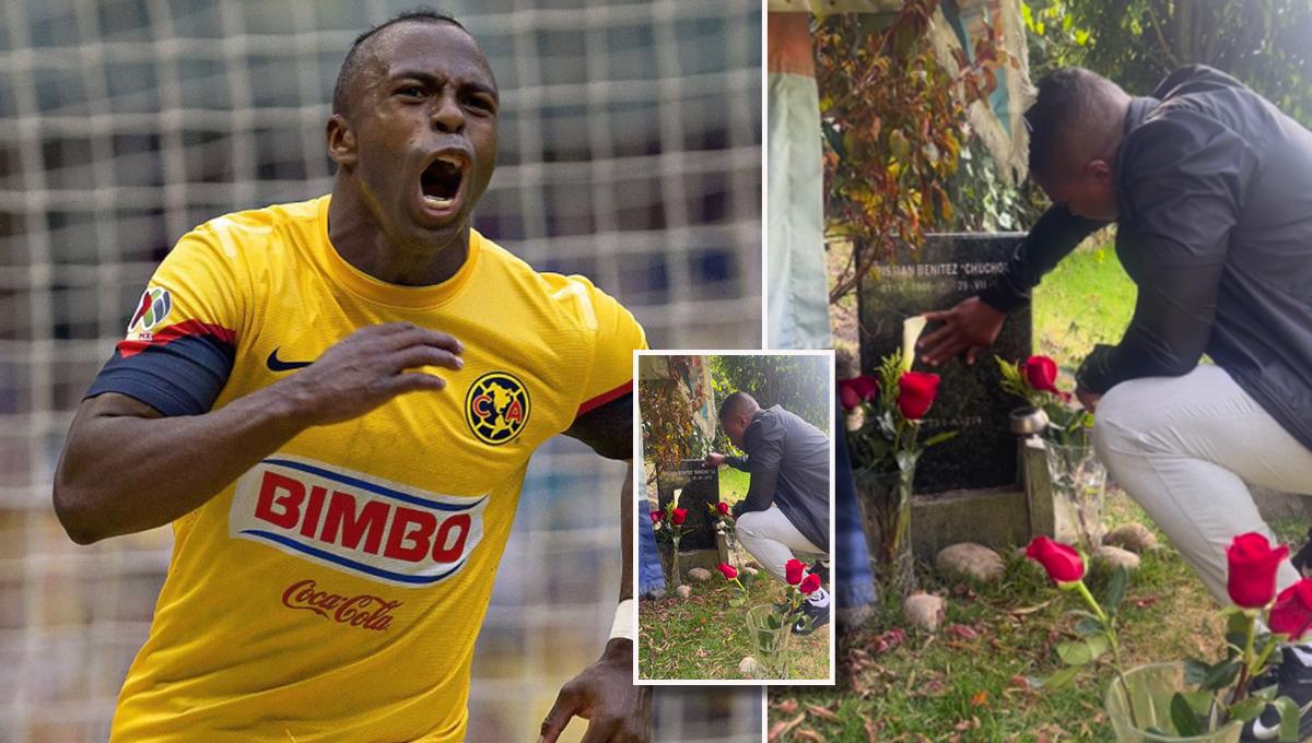 Antonio Valencia visita la tumba del ‘Chucho’ Benítez tras 10 años de su muerte: “Te prometí en vida que jamás te iba a olvidar”