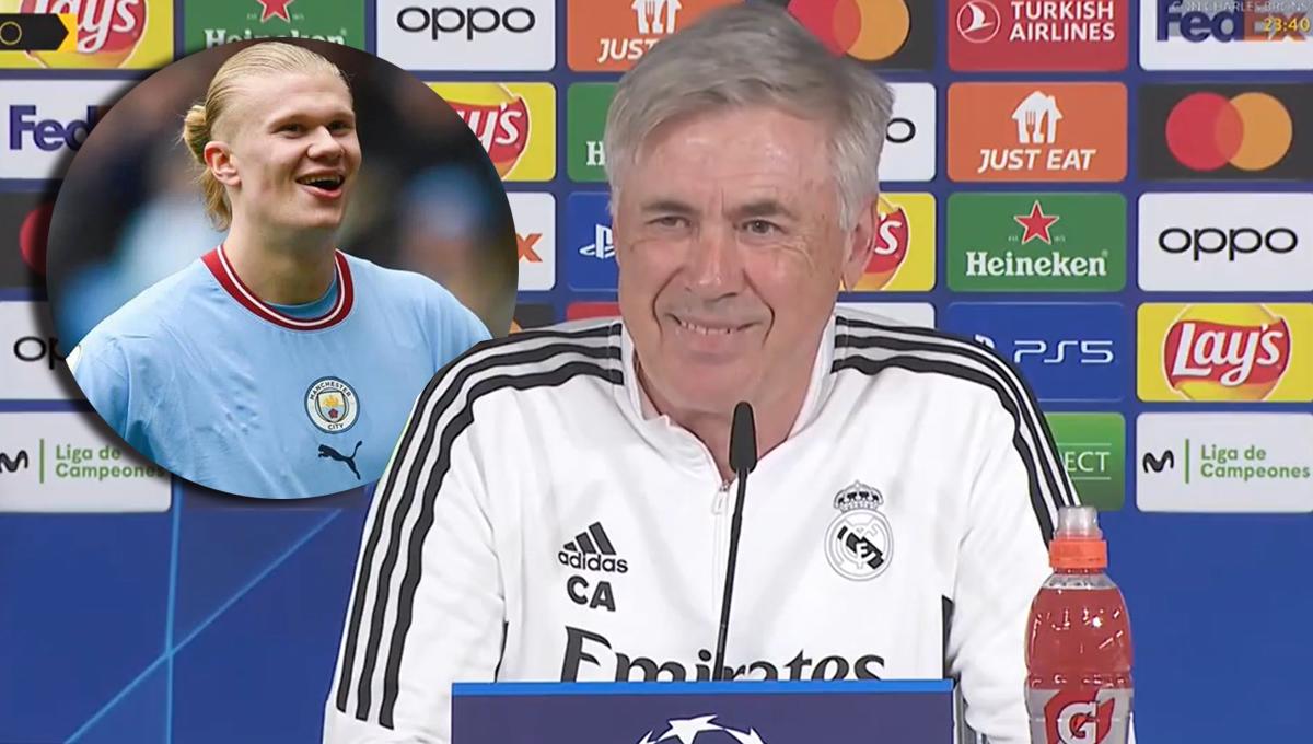 La respuesta de Ancelotti sobre cómo parar a Haaland y recupera a su estrella para el duelo contra el City: “Va a jugar”