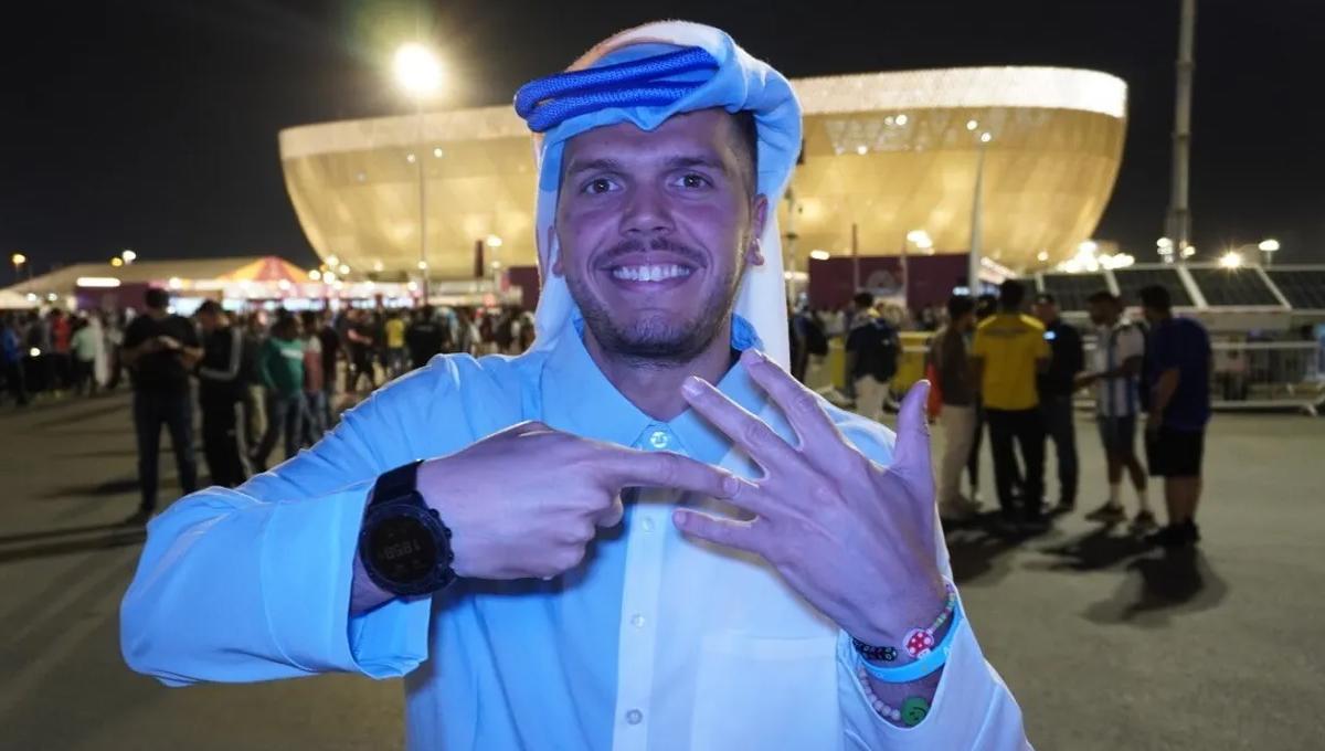 Canceló su boda para irse al Mundial de Qatar y seguir a Argentina; ahora un jeque le hizo esta tremenda propuesta