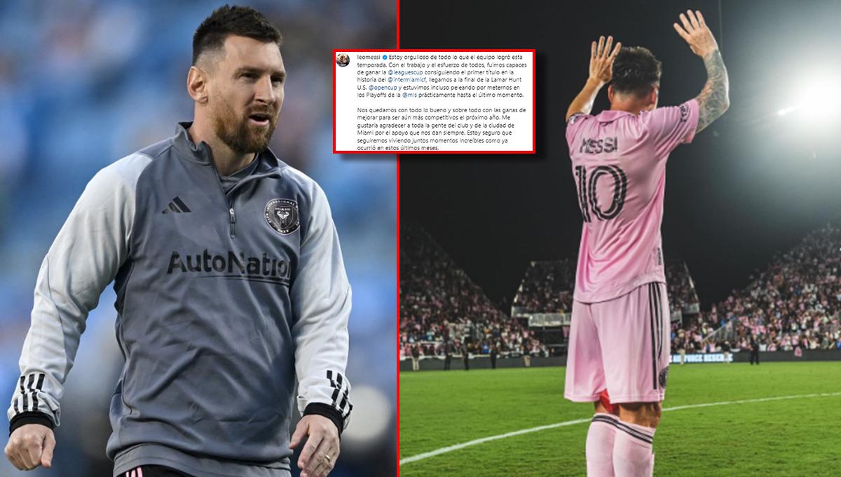 El anuncio de Messi con el que cierra su primera etapa con el Inter Miami en la MLS
