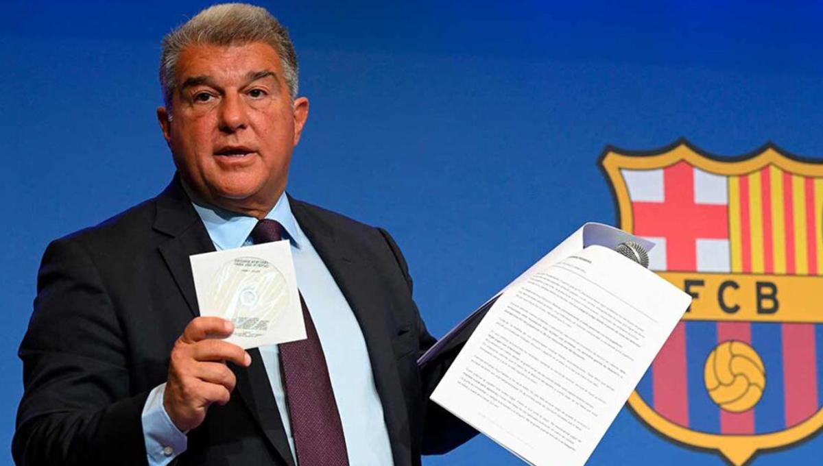 Laporta confirma el fichaje que llegaría al Barcelona: “Tiene un gran talento, estamos intentando cerrar la operación”