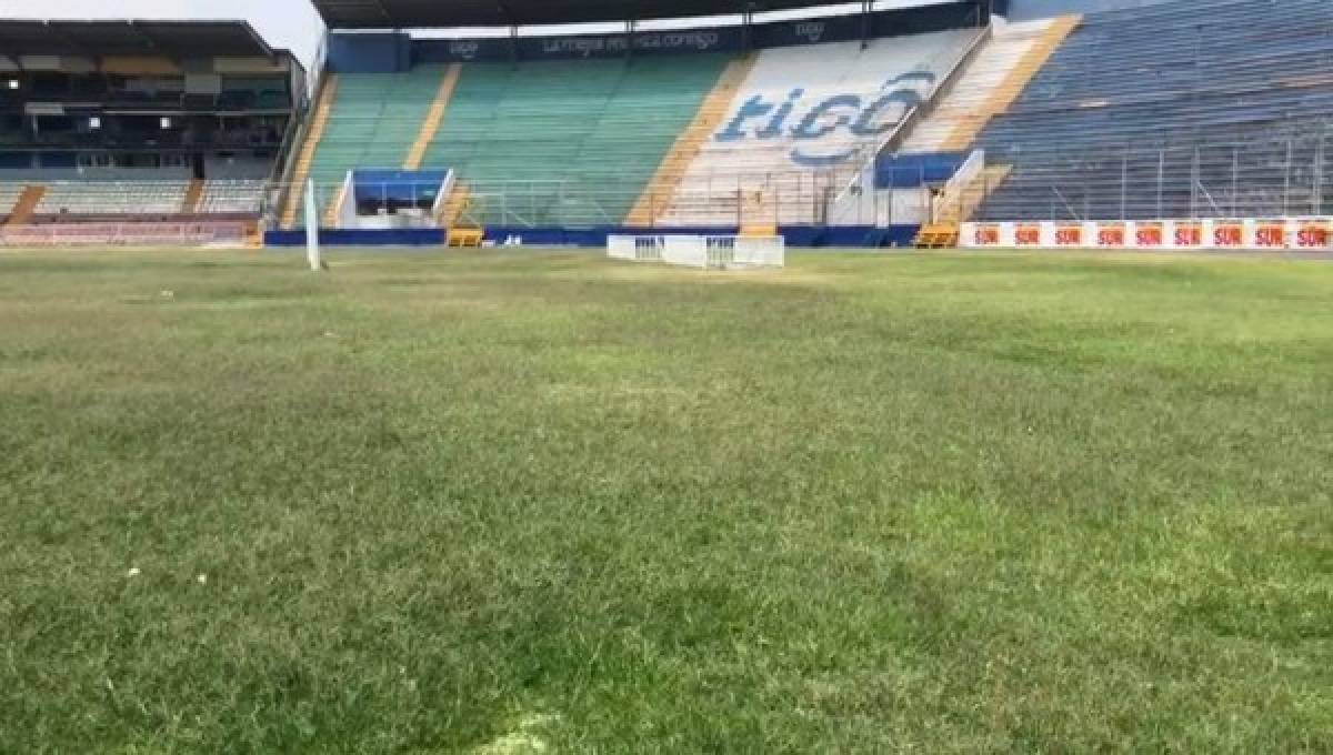 Tras un mes sin fútbol: Así luce el estadio Nacional de Tegucigalpa