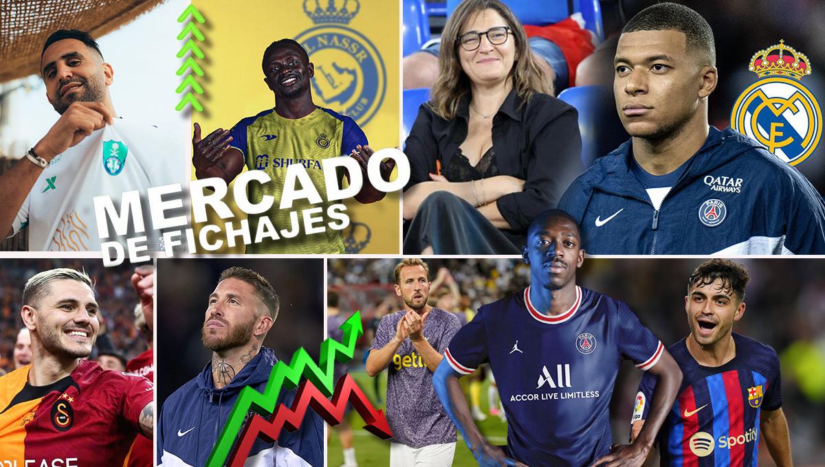 PSG sacude el mercado de fichajes con Dembélé y Mbappé; Al Nassr firma a otra estrella y dura baja en el Manchester City