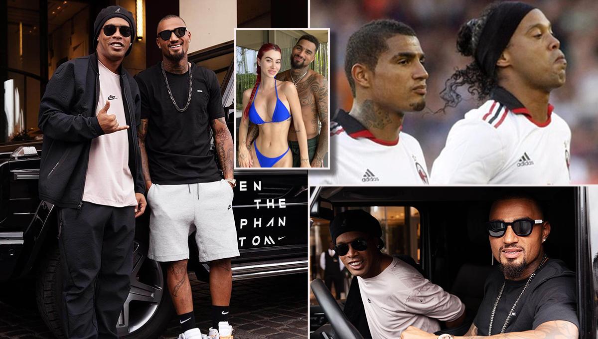 Kevin-Prince Boateng cuenta cómo su mujer se enteró que la engañaba... ¡por Ronaldinho!