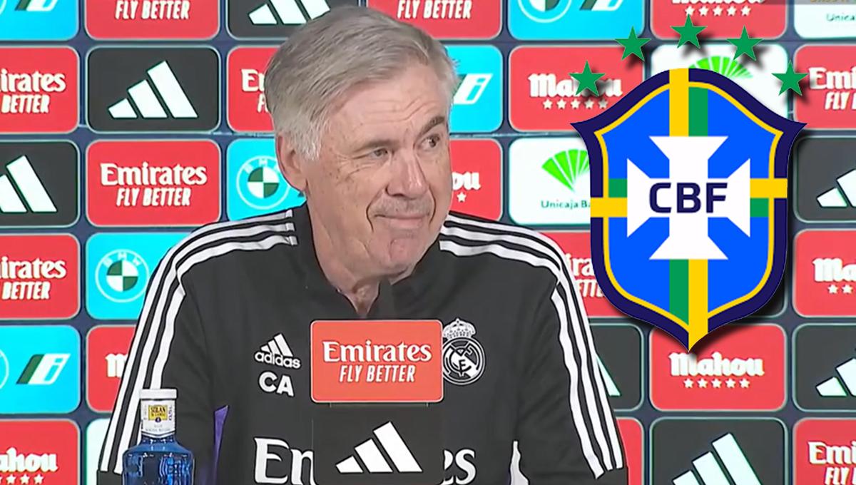 Cambió su discurso: la inesperada respuesta de Ancelotti sobre Brasil y provoca las carcajadas por Gavi y Vinicius