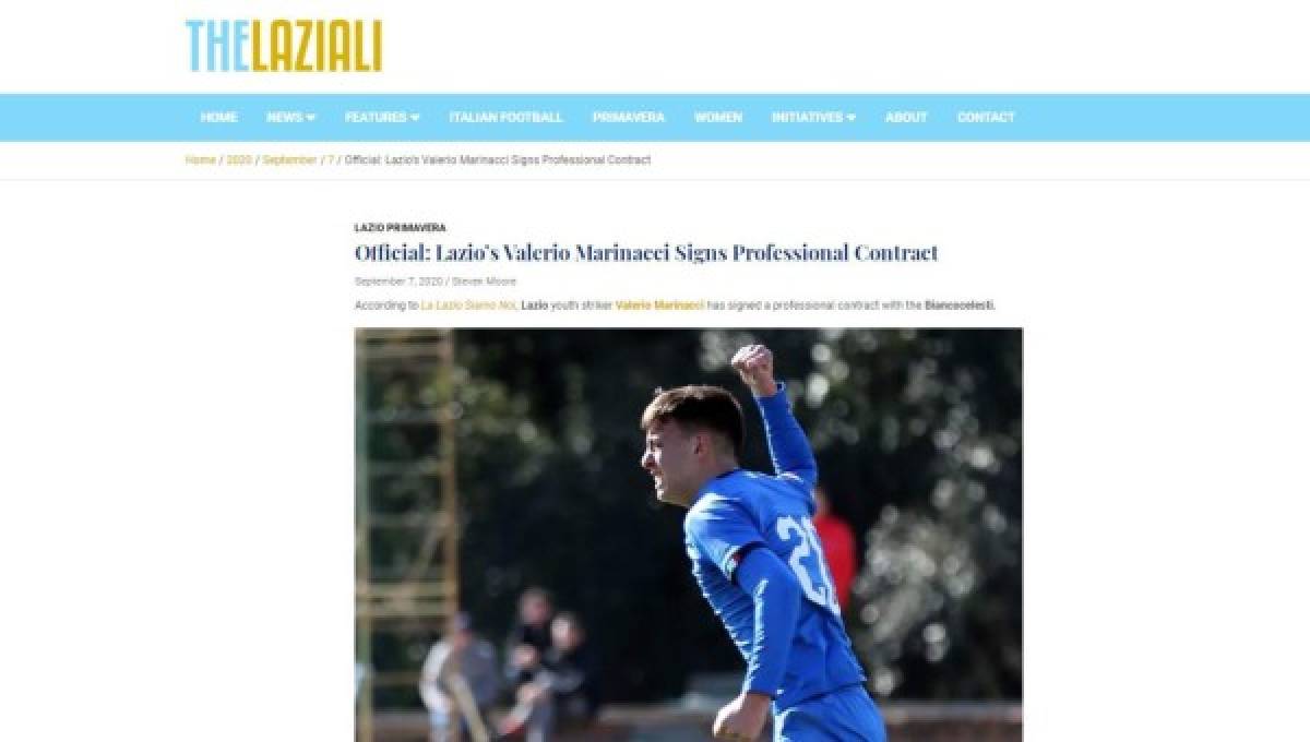 ¿Quién es Valerio Marinacci?, el delantero italiano que quiere jugar con la Selección de Honduras