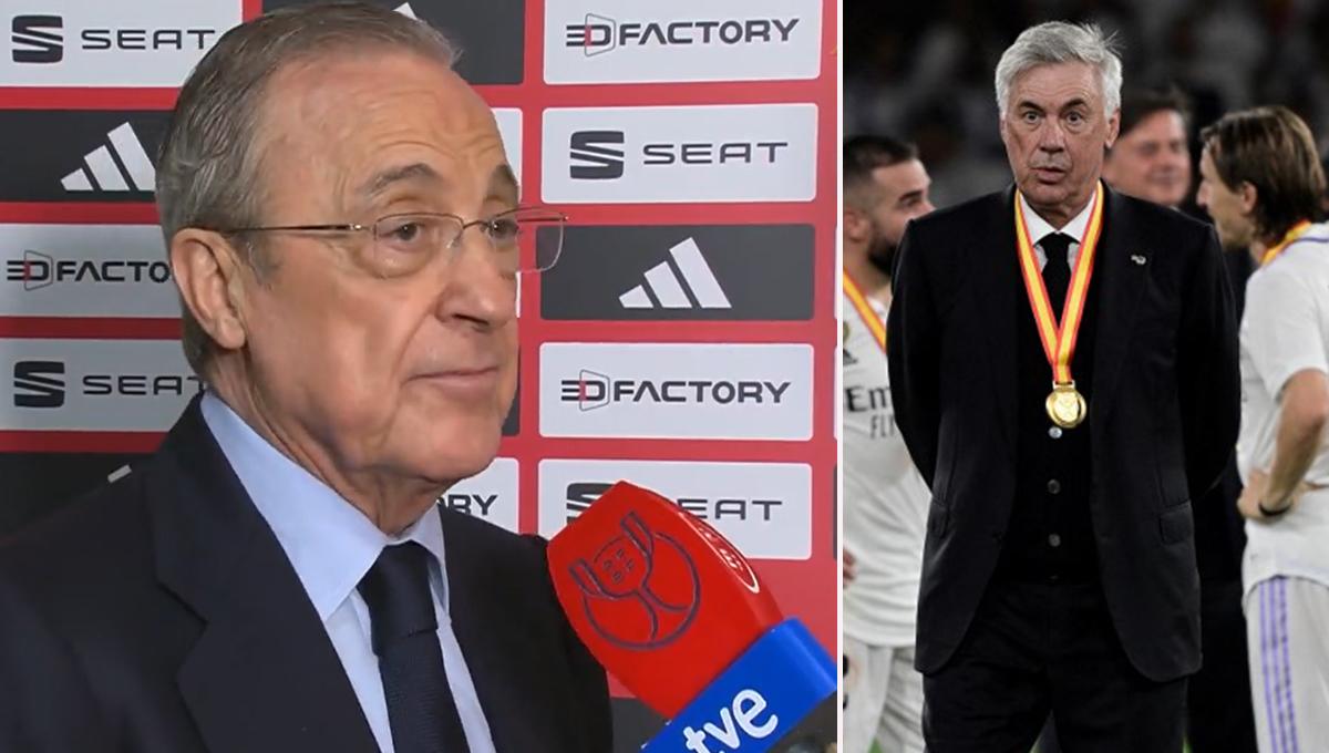 El anuncio de Florentino Pérez sobre el futuro de Ancelotti en el Real ...