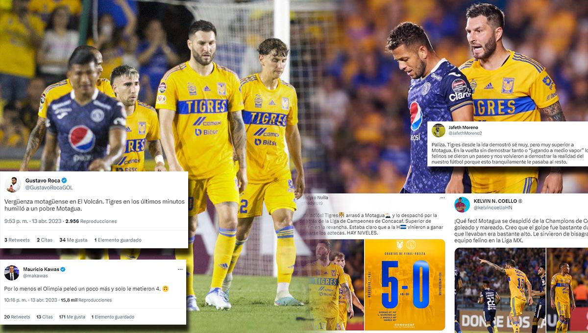 Periodistas hondureños reaccionan tras la paliza que sufrió Motagua ante Tigres: “Vergonzoso, papelón; la realidad de nuestro fútbol”